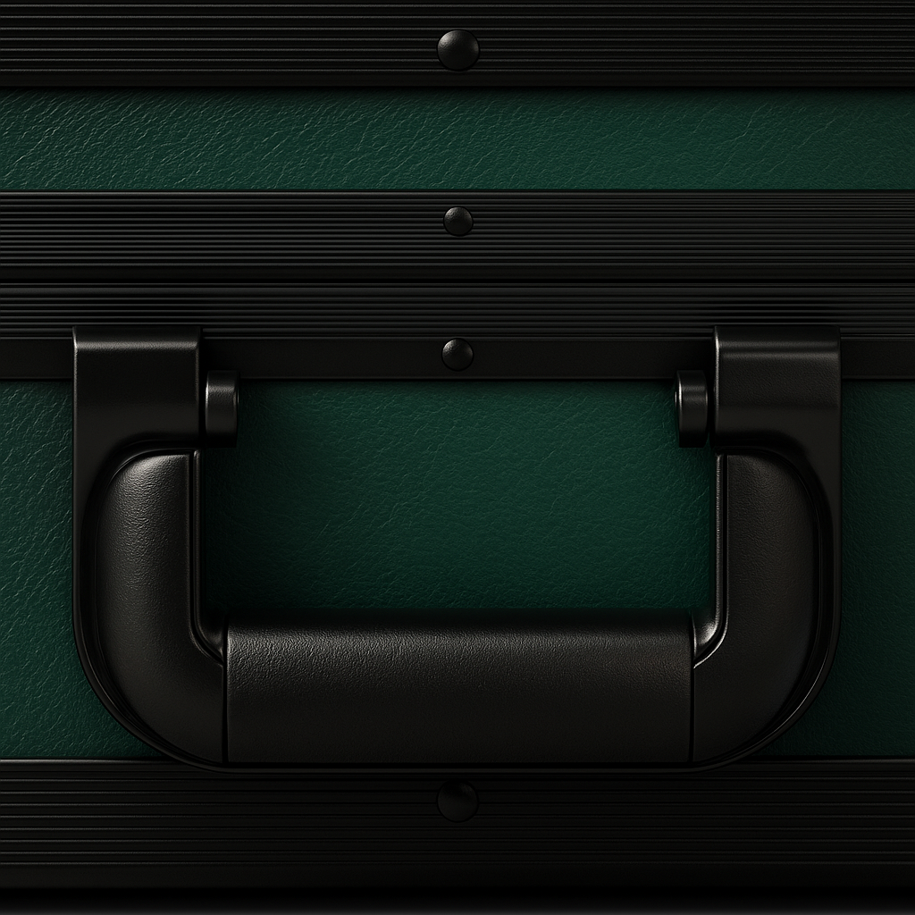 Luxury Luyvini® Briefcase - Emerald